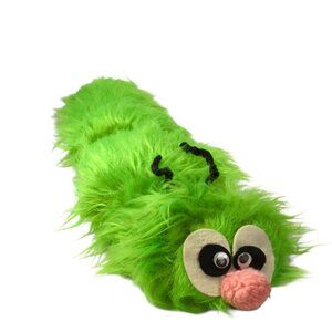 Commonwealth Toy Co. Green Monster Vintage Bed Sitter Pajama Bag Zipper Plush